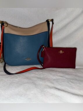 2 pristine Coach purses perfect for moving from casual day use to a night out